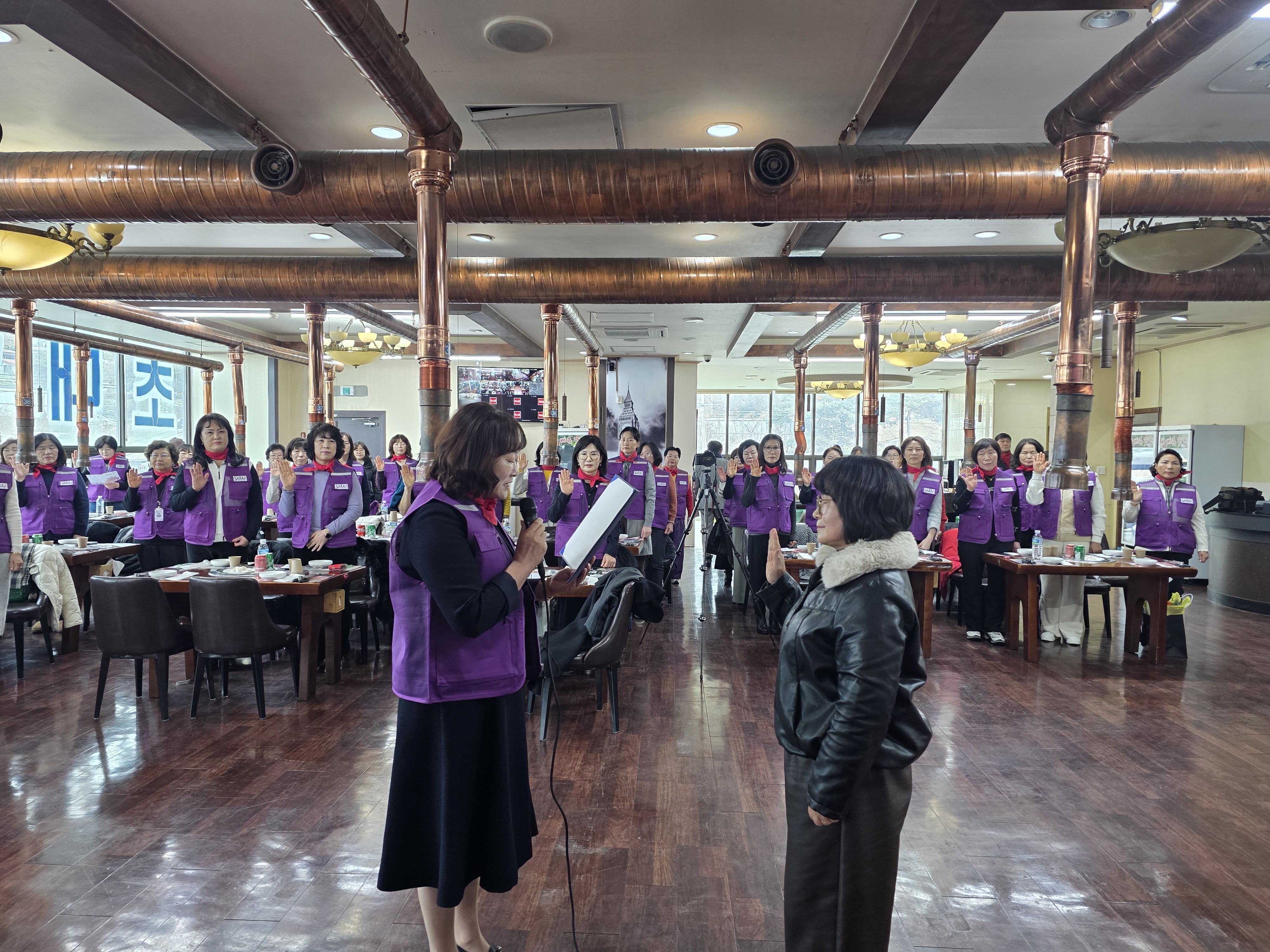연수 여성대학 1~3기 수료생들이 뜻을 모아 자발적으로 기획하고 준비한 자원봉사단 발대식이 지난 2월 4일 개최됐다